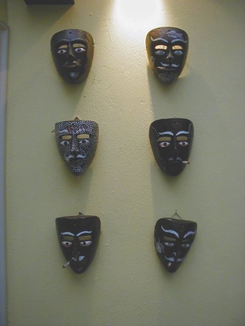 Smoking masks.